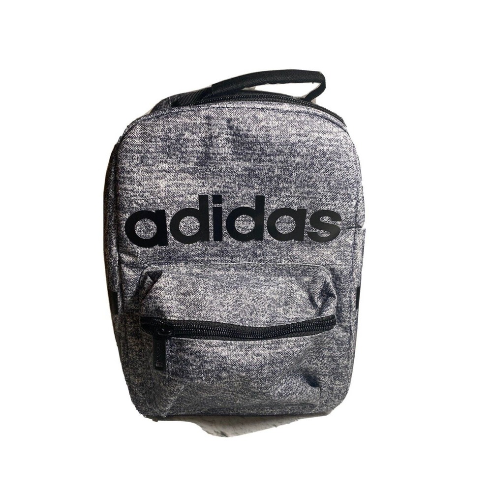 adidas lunch bag santiago gray/black unisex new